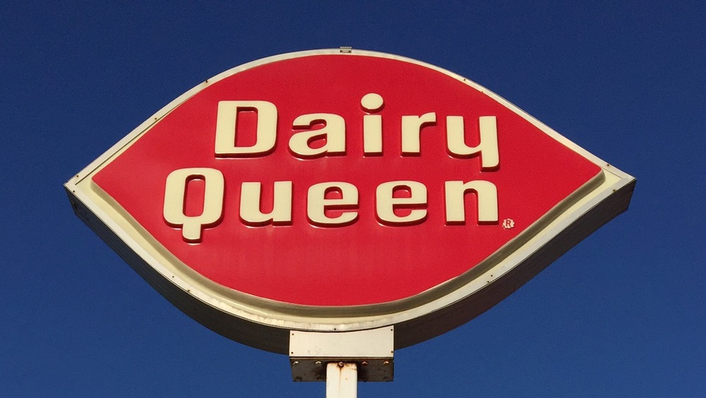 A Dairy Queen sign