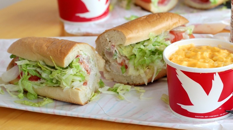 A Wawa sub sandwich