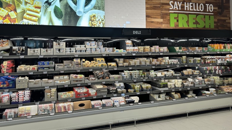 deli section at Aldi store