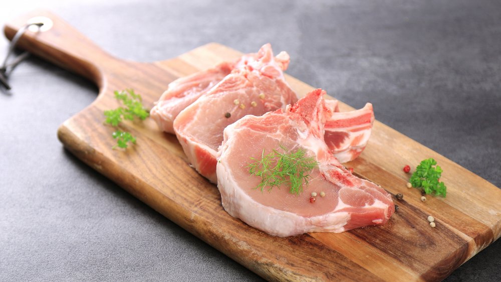 Raw pork