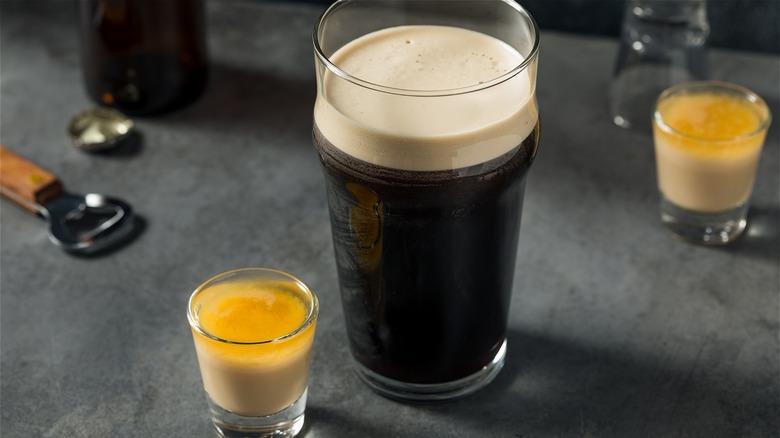 Irish Car Bomb shot cocktail