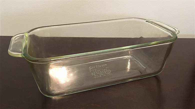 Pyrex glass loaf pan