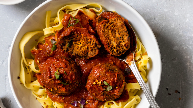 Tempeh meatballs