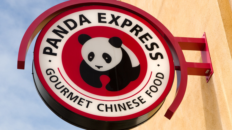 A Panda Express sign