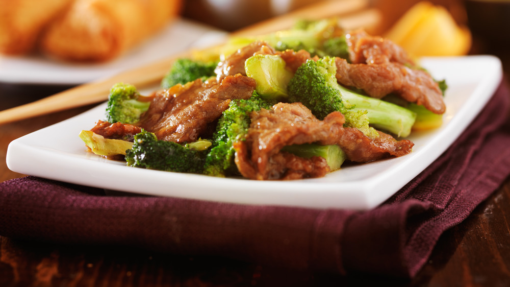 Chinese-style Orange beef