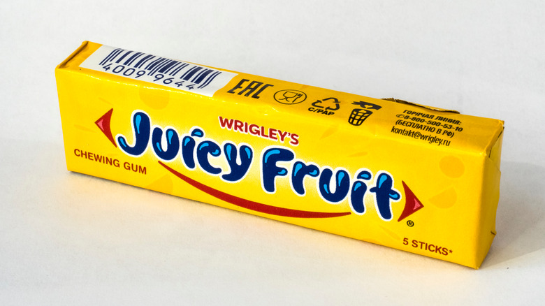 Juicy Fruit on white background