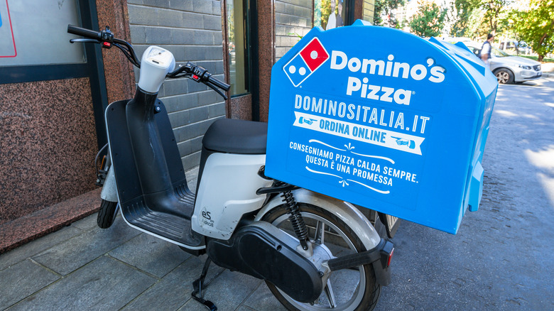 Domino's Pizza in Italy Delivery bike
