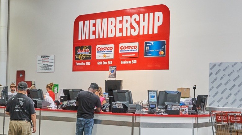 Costco membership counter