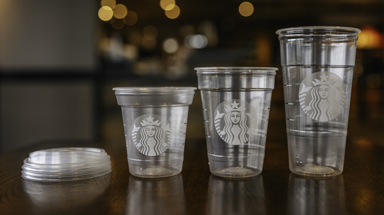 New Starbucks cups and lids
