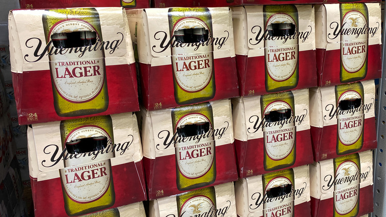 Cases of Yuengling Lager
