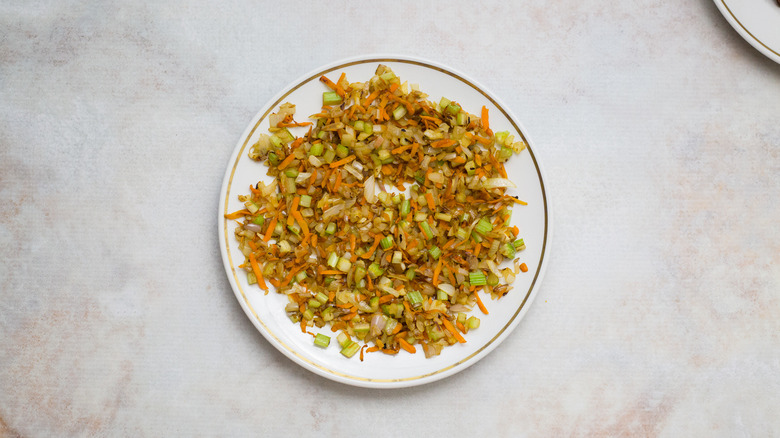 cooked vegetables on white plate