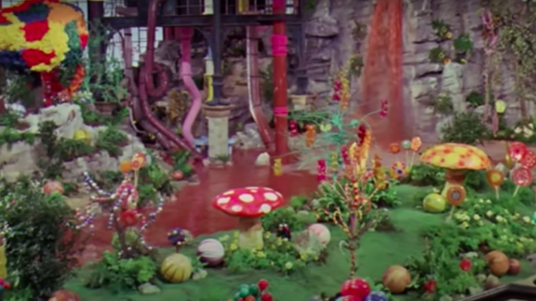 Willy Wonka's chocolate room