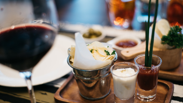 Wine and chips