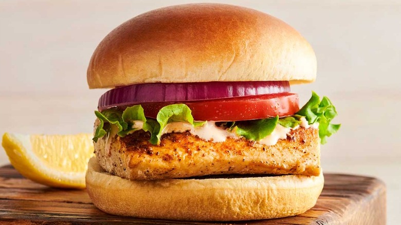 Hooters Mahi sandwich