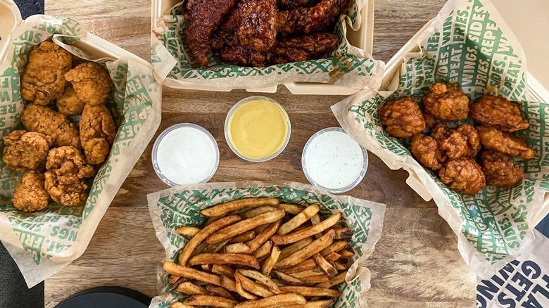 Wingstop wings and fries