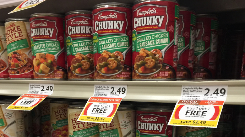  Campbell's soup sale on shelves