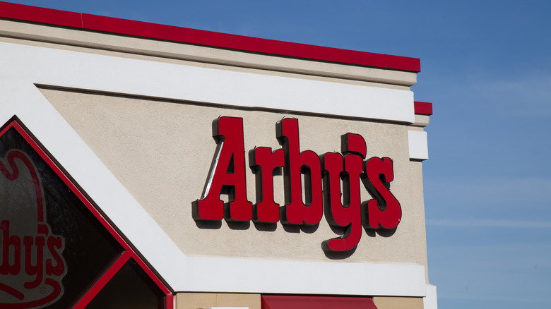 Arby's sign on building exterior