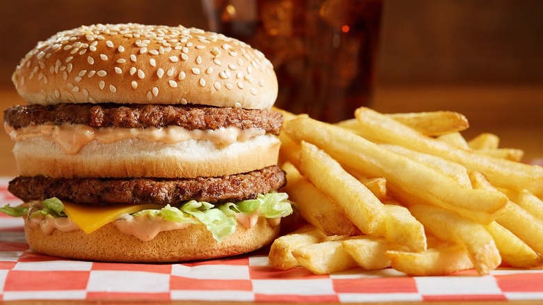 Big Boy burger and fries
