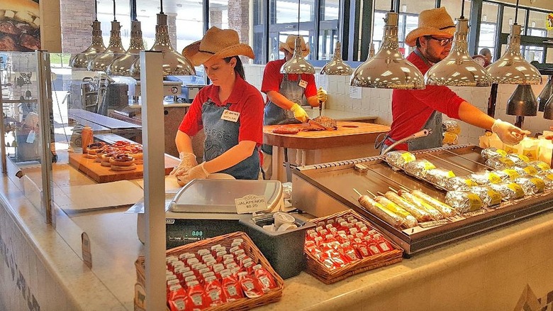 Buc-ee's staff working at counter