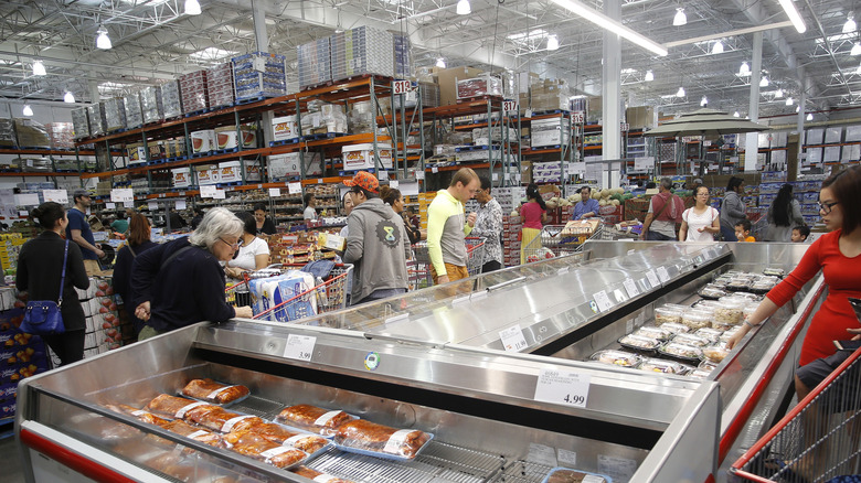 Interior of Brookyn Costco location.
