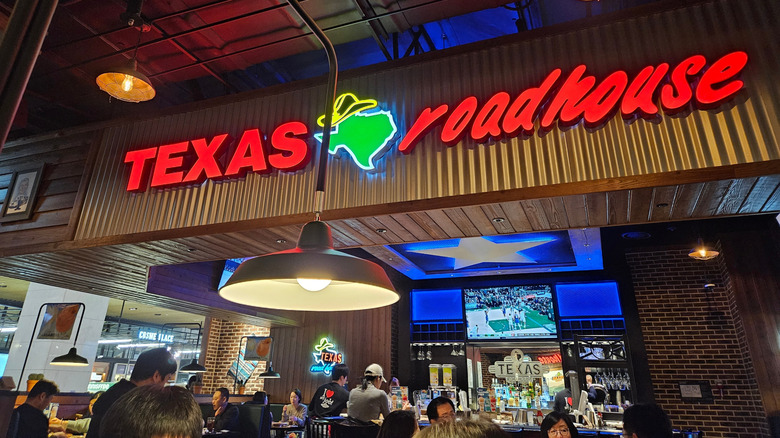 Interior of Texas Roadhouse restaurant