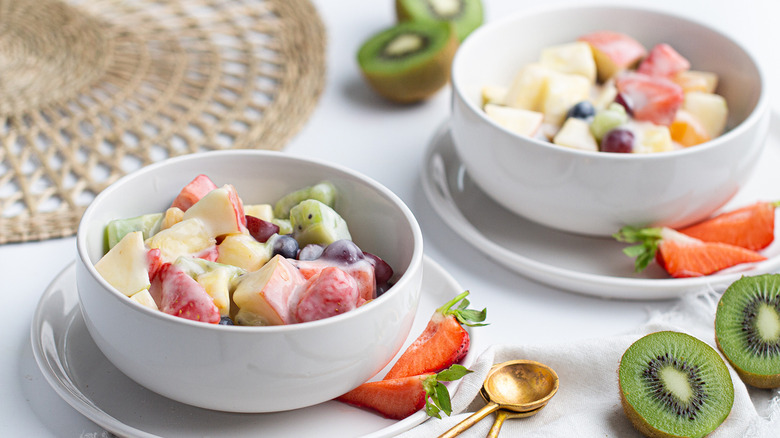 creamy fruit salad