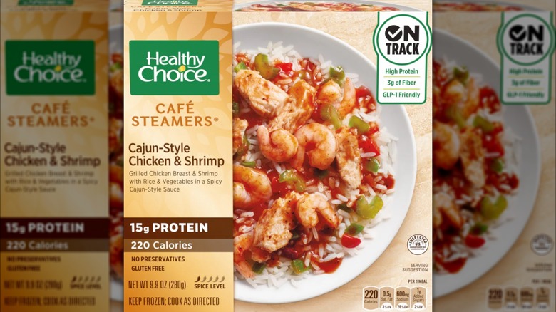 Healthy Choice Cajun-Style Chicken & Shrimp package
