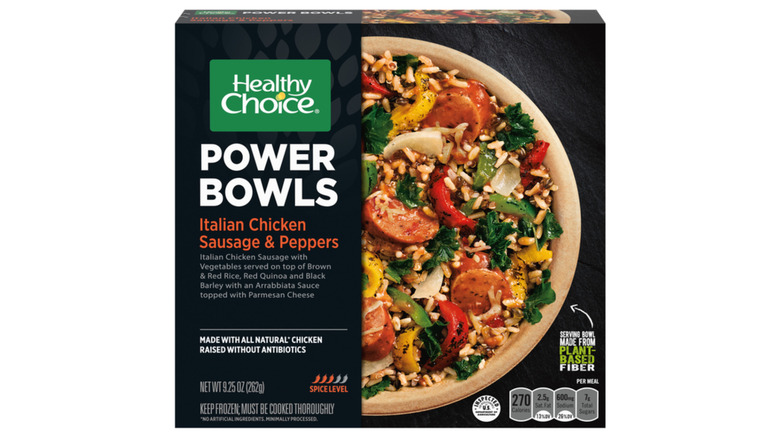 Healthy Choice Italian Chicken Sausage & Peppers package