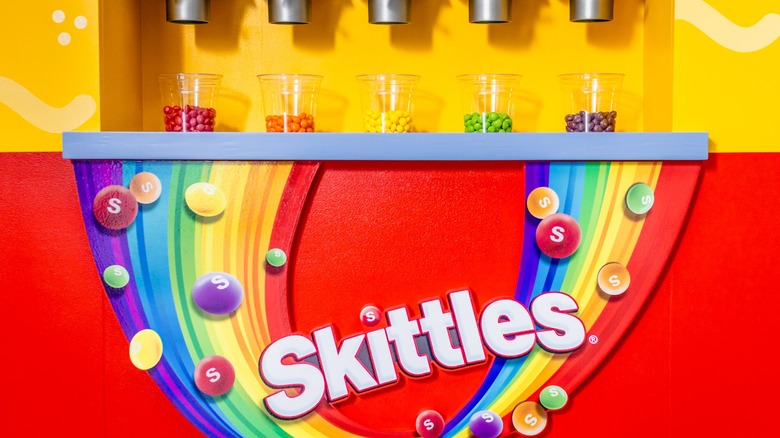 Skittles dispenser