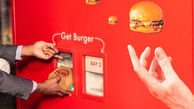 RoboBurger hamburger vending machine 