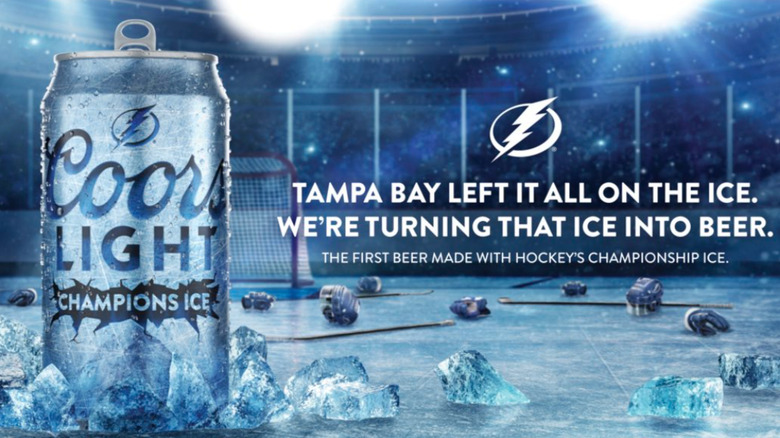 Coors Light Champion Ice Advertisement