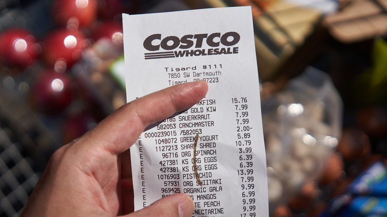 costco receipt