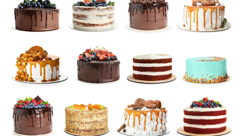 Various cakes
