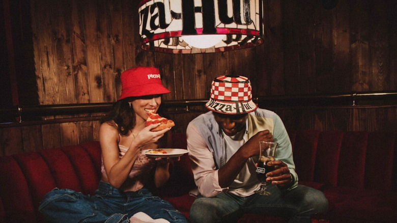 pizza hut bucket hats