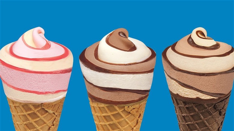 Blue Bunny ice cream cones