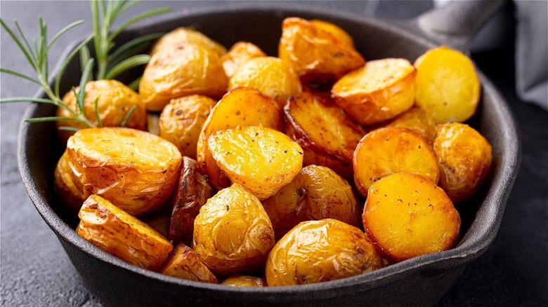 Roasted rosemary potatoes