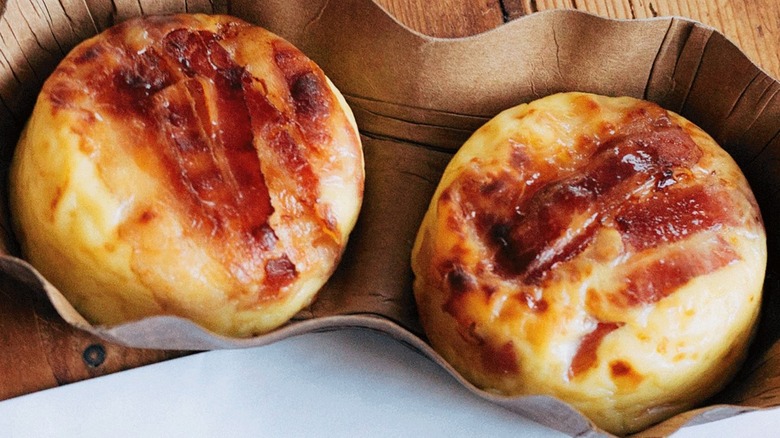 Starbucks egg bites in cardboard