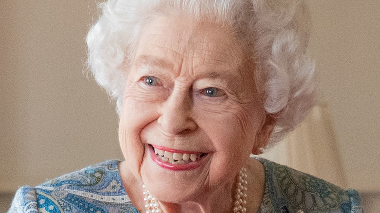 Queen Elizabeth smiling