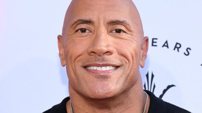 Dwayne Johnson smiling