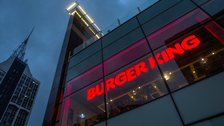 Burger King exterior in Brazil