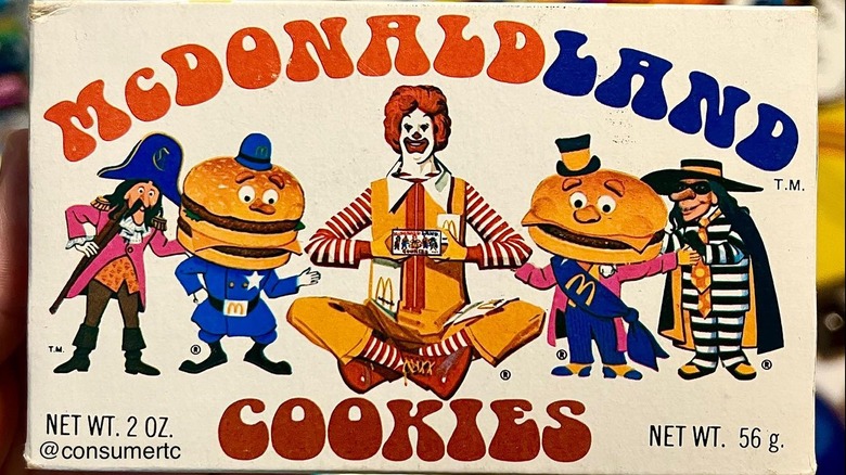 McDonaldland cookies in retro box