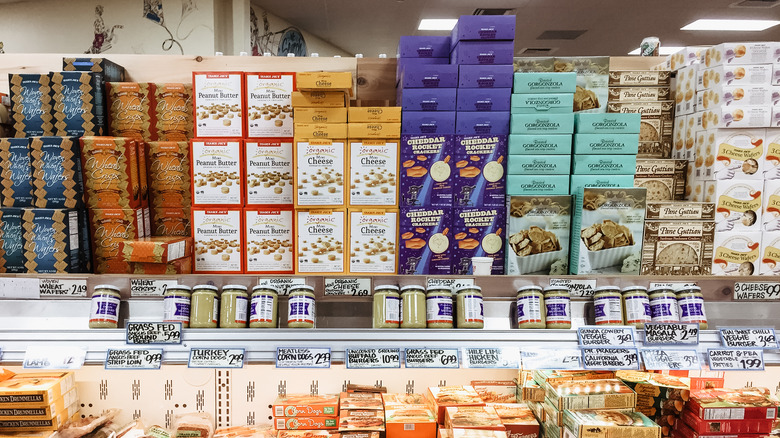 Trader Joe's products on shelves