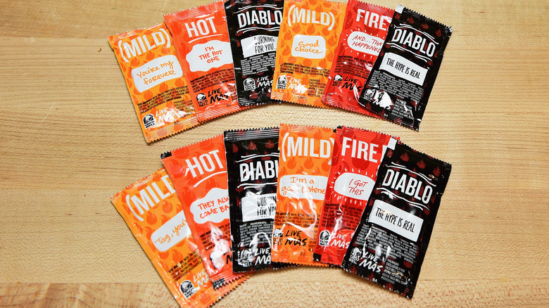 Taco Bell sauce packets