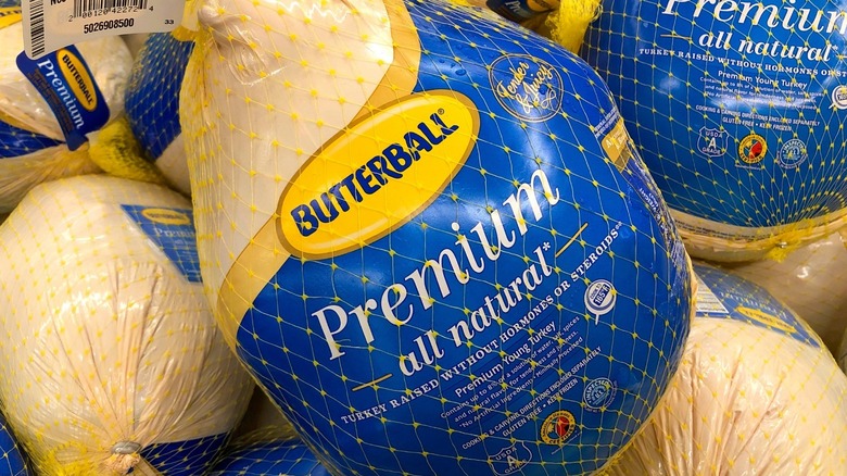 Stack of Butterball Turkeys