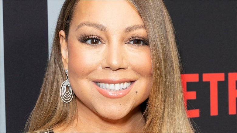 Mariah Carey smiling