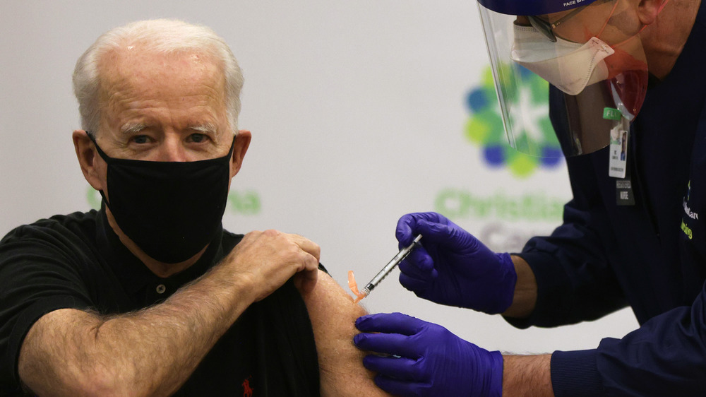 Joe Biden gets COVID 19 vaccine