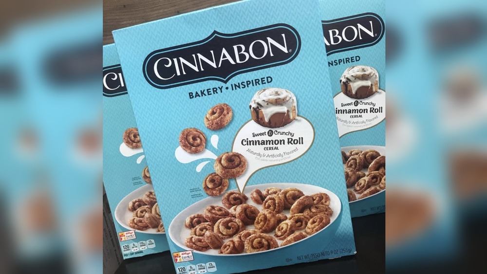 Cinnabon Cereal package