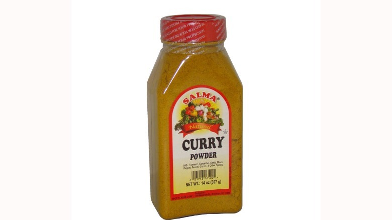 salma natural curry powder bottle