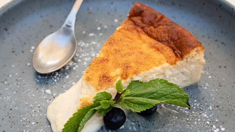 slice of cheesecake