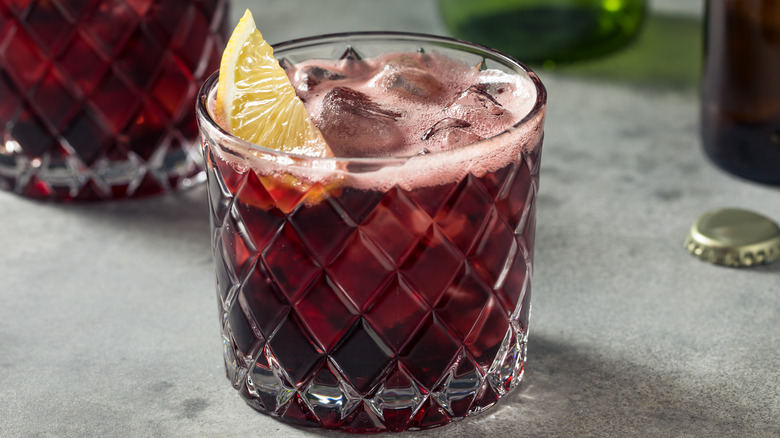 red wine and grape soda cocktail 